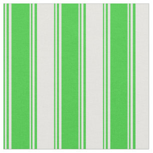 Tecido Verde limão e padrão de linha branca