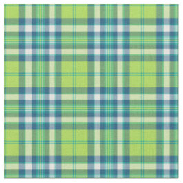 Tecido Verde limão, Turquesa e Xadrez de Moda Azul