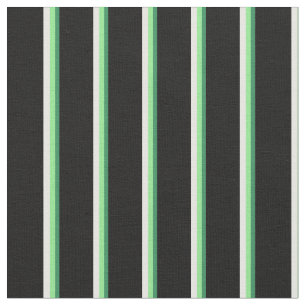 Tecido Verde-mar, Verde-claro, Creme-Casa e Preto