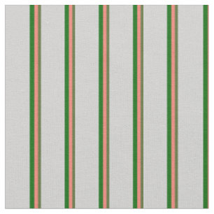 Tecido Verde Oleícola Escuro, Salmão, Verde Escuro e Cinz