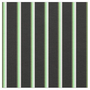 Tecido Verde Oleícola Escuro, Verde, Branco e Preto Color