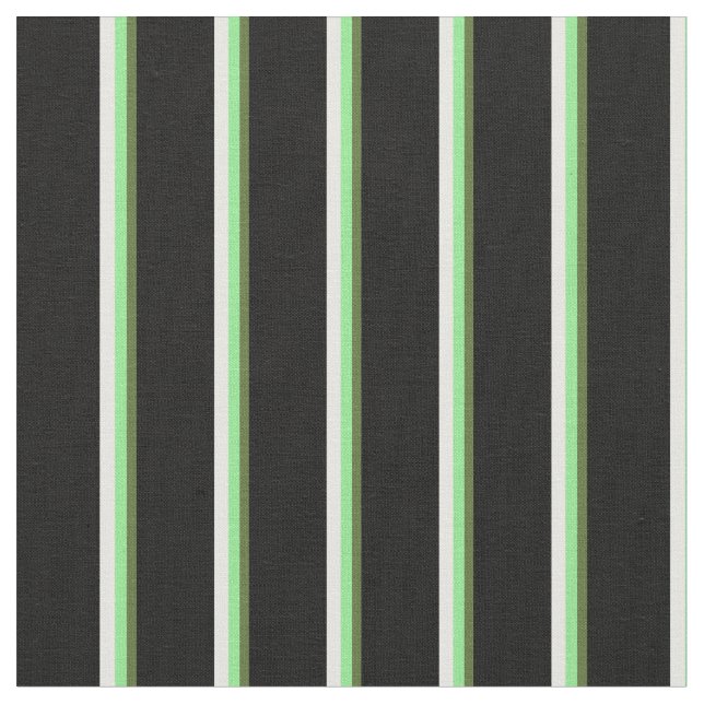 Tecido Verde Oleícola Escuro, Verde Claro, Creme de Casa  (Detalhe)