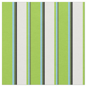 Tecido Verde-oliva Escuro, Azul-Céu, Verde, Branco e Pret
