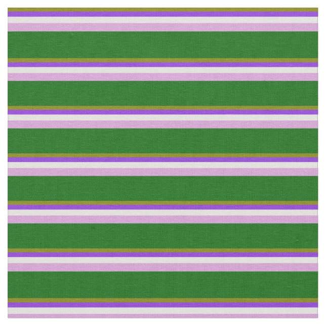 Tecido Verde, Roxo, Ciano Claro, Ameixa e Verde Escuro (Detalhe)