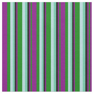Tecido Verde, Roxo, Preto, Azul-Aquário e Pó