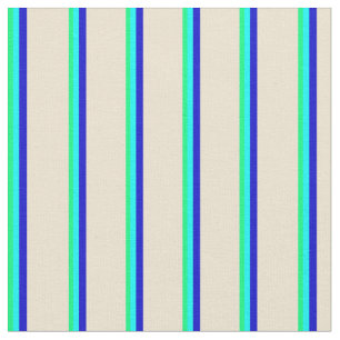 Tecido Verdes, Aqua, Azul e Grelhas de Cerco