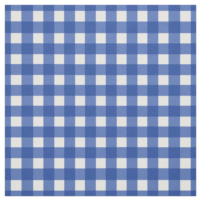 Tecido Verificação de Gingham Azul (Modelo)