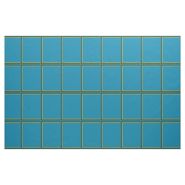 Tecido Verificação de Painel de Janelas Dourado e Teto (Fat Quarter)