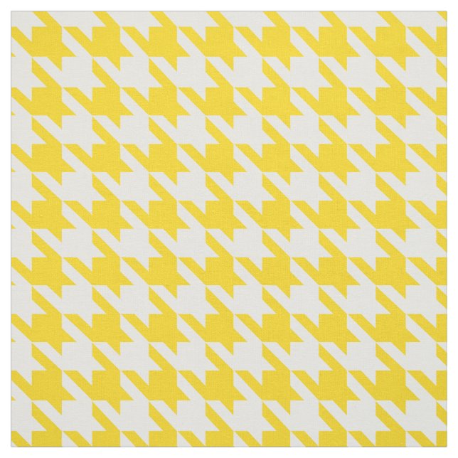 Tecido Verificação de som amarelo e branco (Modelo)