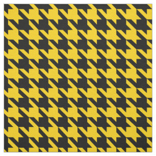 Tecido Verificação de som preto amarelo