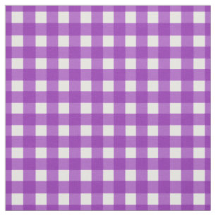Tecido Verificação Roxo Gingham