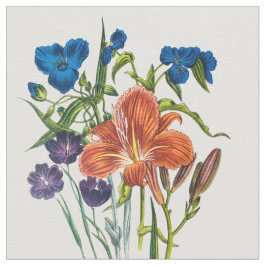 Tecido Verme-aranha e Daylily