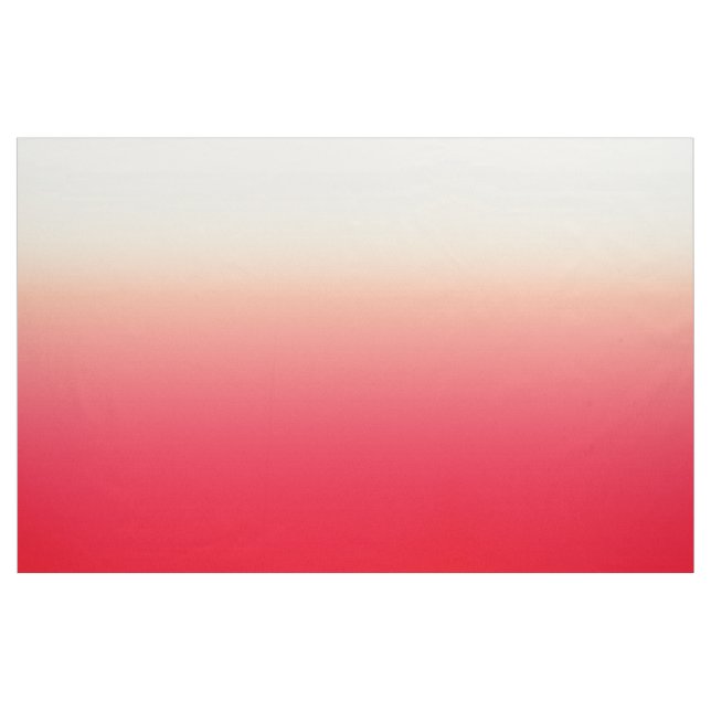 Tecido Vermelho de néon na moda ao inclinação branco de (Fat Quarter)
