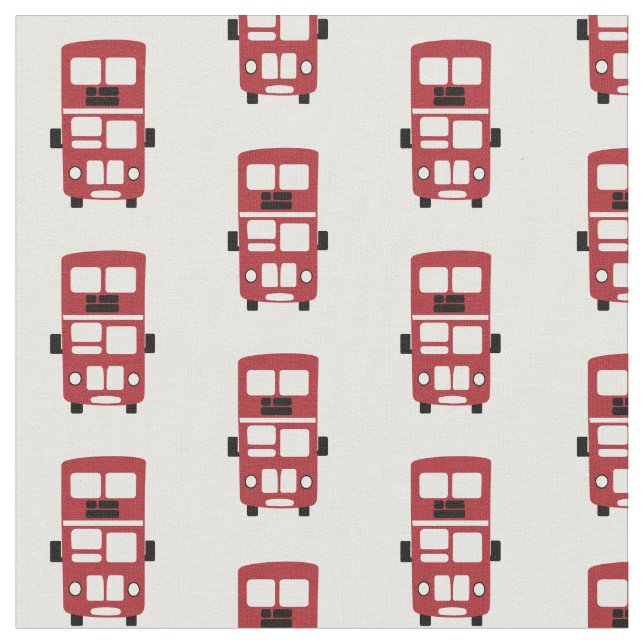 Tecido vermelho do ônibus do autocarro de dois (Detalhe)