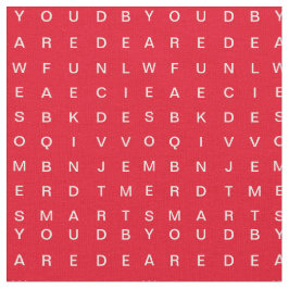 Tecido vermelho do Word Search (Inspiracional)