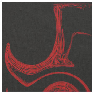 Tecido vermelho e preto