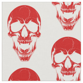 Tecido vermelho-monstro assustador do crânio de vampiro m
