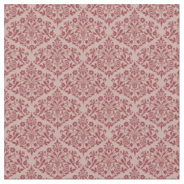 Tecido Vermelho Rústico Damask
