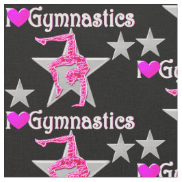 TECIDO VIBRANT PINK E GYMNASTICS PRETO