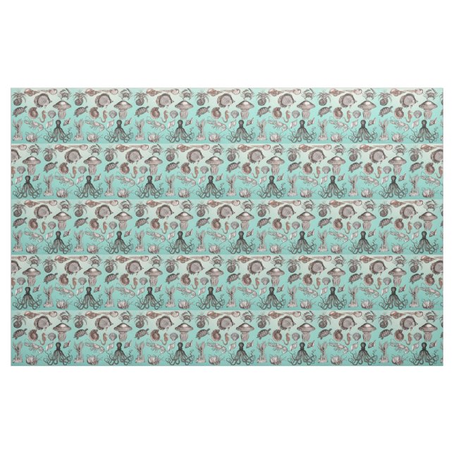 Tecido Vida marinha (Fat Quarter)
