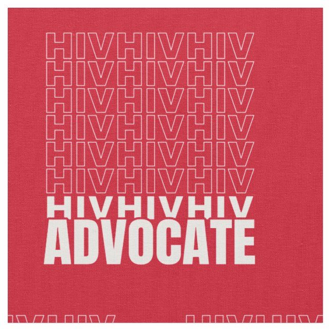Tecido VIH VIH VIH Advocate para o VIH (Detalhe)