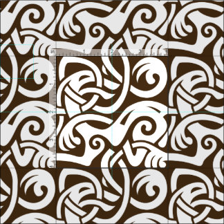 Tecido Viking Celtic Intertwining Animal Standard