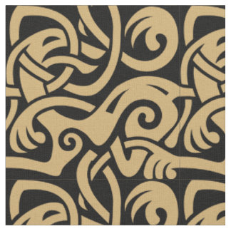 Tecido Viking Celtic Intertwining Animal Standard