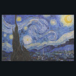 Tecido Vincent Van Gogh - A noite de Starry<br><div class="desc">A Noite Estrelada / La nuit etoilee - Vincent Van Gogh em 1889</div>