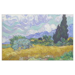 Tecido Vincent Van Gogh - Campo de Trigo com Cipras