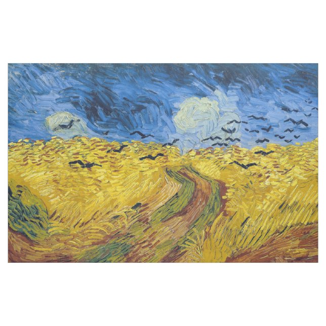 Tecido Vincent van Gogh - Campo de Trigo com Corvos (Jarda)