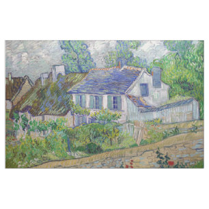 Tecido Vincent van Gogh - Casas em Auvers