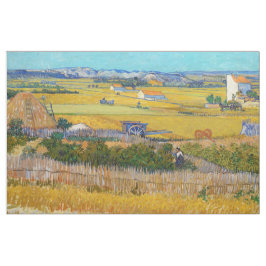 Tecido Vincent van Gogh - Colheita em La Crau