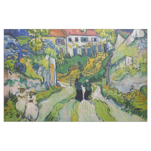 Tecido Vincent van Gogh - Escadaria em Auvers