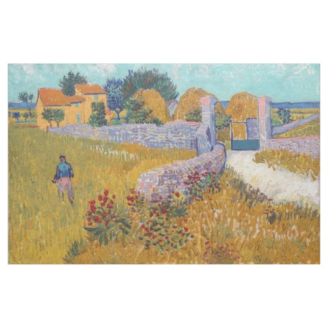 Tecido Vincent van Gogh - Farmhouse in Provence (Jarda)