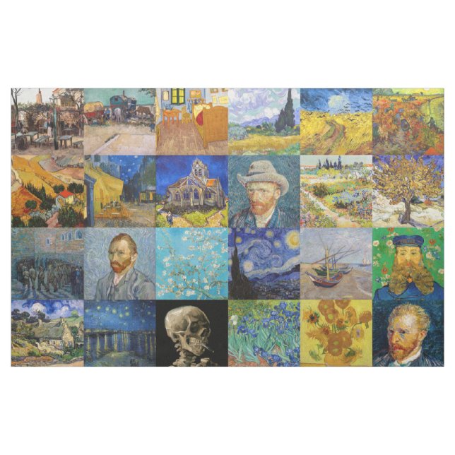 Tecido Vincent van Gogh - Masterworks Mosaic Patchwork (Jarda)