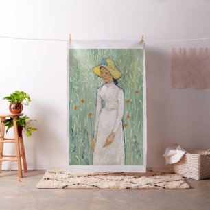 Tecido Vincent van Gogh - Menina de Branco