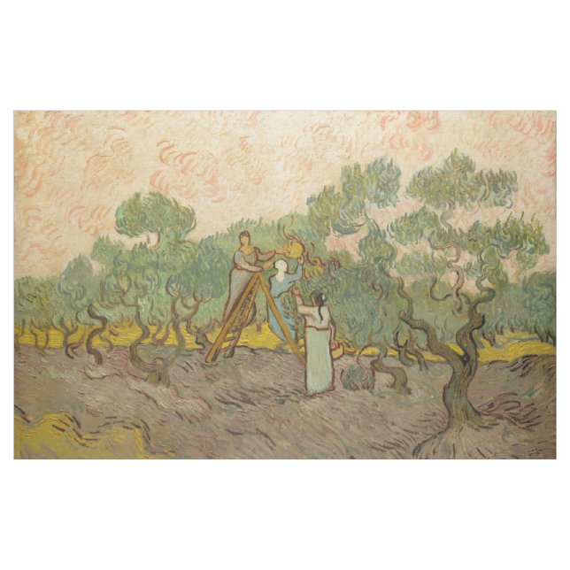 Tecido Vincent van Gogh - Mulheres Escolhendo Azeitonas (Jarda)