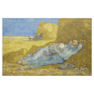 Tecido Vincent Van Gogh - Noon, Descanse do trabalho / Si