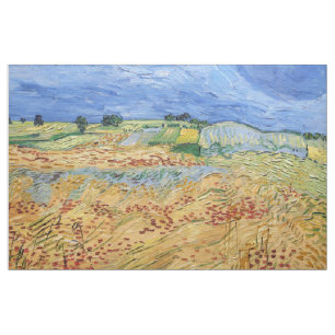Tecido Vincent van Gogh - Os campos / planície em Auvers