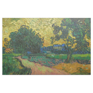 Tecido Vincent van Gogh - Paisagem ao Crepúsculo