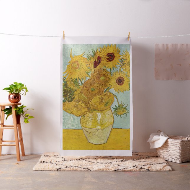 Tecido Vincent Van Gogh - Vase com Doze Girassóis (In Situ)