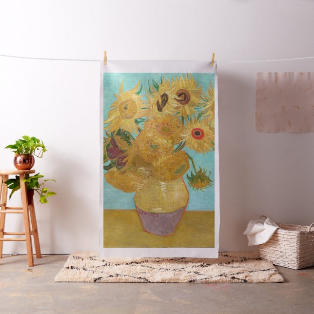 Tecido Vincent Van Gogh - Vase com Doze Girassóis (In Situ)