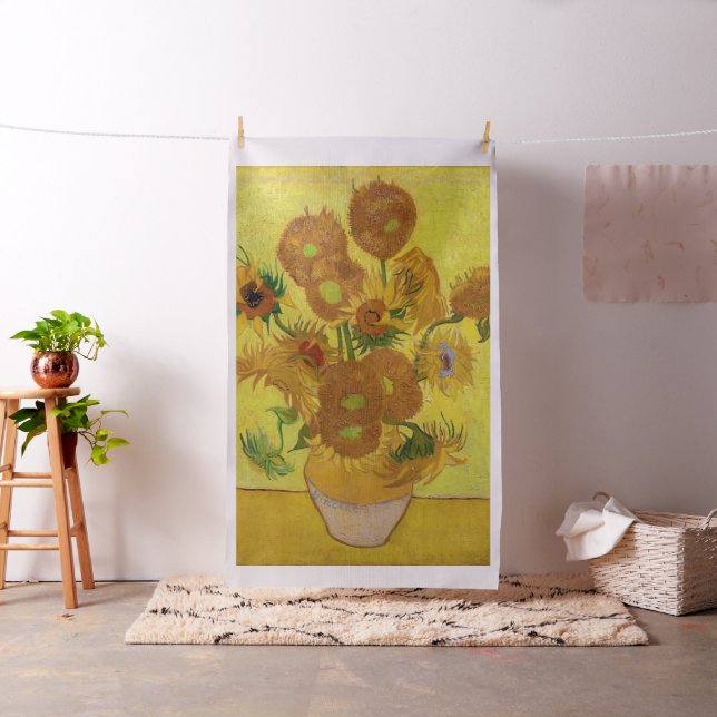 Tecido Vincent van Gogh - Vase com Quinze Girassóis (In Situ)