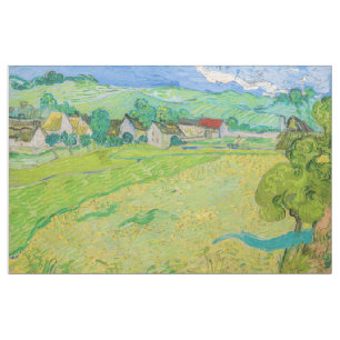 Tecido Vincent van Gogh - Vista dos navios perto de Auver
