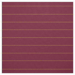 Tecido vinho com linhas em amarelo