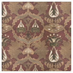Tecido Vintage Art Nouveau Faux Leather Floral