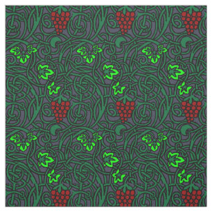Tecido Vintage Art Nouveau Grapevine Patterno
