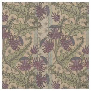 Tecido Vintage Art Nouveau Thistle Pattern por J. Milesi