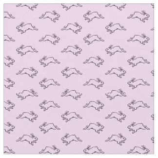 Tecido Vintage Bunny Rabbits ilustrados com COR BG PERSON