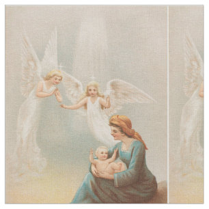 Tecido Vintage colorido Mary com a matéria têxtil de